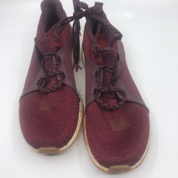 Adidas Pure Boost Red Sneakers Size 7F/6M - Picture 2 of 8